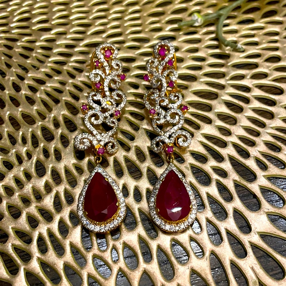 Ruby and zircon